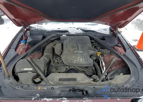 2015 Hyundai Genesis 3.8L from USA, damaged, VIN KMHGN4JE4FU100682